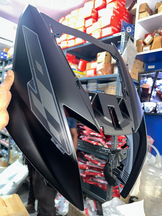 FRONT PANEL NTORQ DARK BLACK